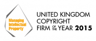 Managing Intellectual Property United Kingdom Copyright Firm of the Year 2015 Award