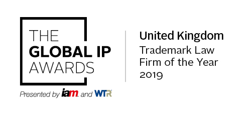 The Global IP Awards UK Trademark Law Firm of the Year 2019 Award